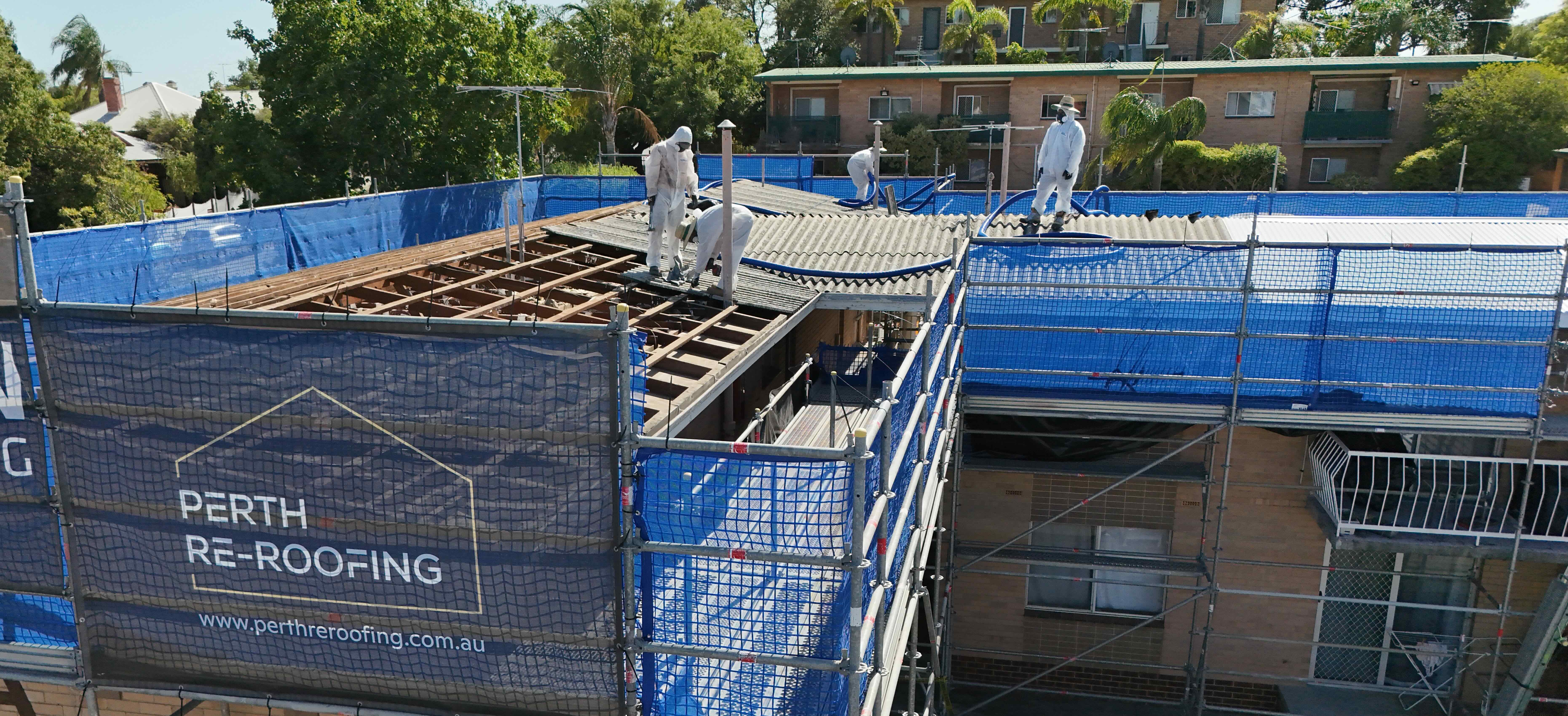 asbestos to colorbond roof replacement